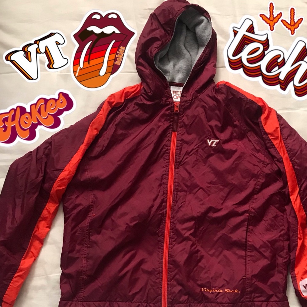 Virginia Tech super nice wind breaker